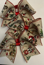 Christmas Dogs Big Cheer Collar Bows